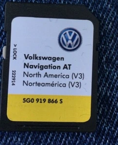 2015 2016 Volkswagen Golf E NAVIGATION V3 SD Card 5G0-919-866 S FACTORY VW OEM🟠 - Picture 1 of 12