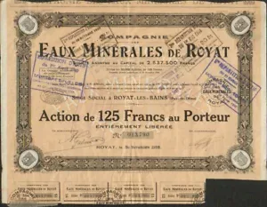 EAUX MINÉRALES de ROYAT (63) (W) - Imagen 1 de 1
