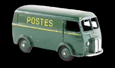 1 / 43 ème DINKY TOYS  PEUGEOT D3A POSTES  / jouet ancien - Photo 1/4