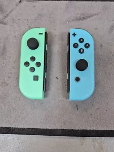 Animal Crossing Never Drift Hall Effect Nintendo Switch JoyCons OEM Authentic - Picture 1 of 4
