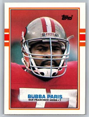 1989  Topps #22 Bubba Paris Rookie San Francisco 49ers - Image 1 of 2