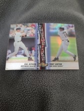 CAL RIPKEN, TONY GWYNN ~ 1999 Topps Finest “Split Screen” Single Refractor #SS5