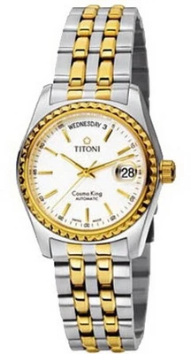 Reloj Hombre Titoni Cosmo King Suizo Dos Tonos Automático 787 SY-310 Foto 1 de 3
