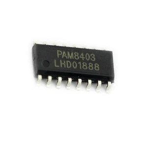 5 STCK. PAM8403 DIODEN IC AMP AUDIO 3W KLASSE D 16SOIC NEU - Bild 1 von 1