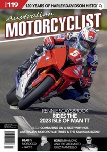 Australian MOTORCYCLIST Magazine Issue 119 2023 / RIDESTHE @)@# ISLE OF MAN TT! - Picture 1 of 3