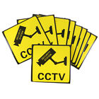 10Pcs CCTV Video Surveillance Security Camera Alarm Sticker Warning Signs-yk QM