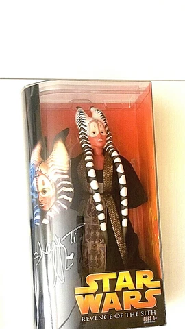 SIGNED Star Wars Shaak Ti 12" Inch Action Figure ROTS 2005 Hasbro NEW IN BOX Cover