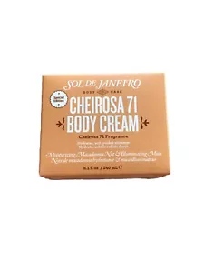 Crema corporal hidratante de macadamia Sol De Janeiro Limited Cheirosa '71 8,01 oz nueva - Imagen 1 de 3