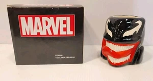 Venom Molded 16oz Black Ceramic Loot Crate Marvel Comics Mug Cup Spider-man - Picture 1 of 6