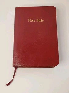 Holy Bible Giant Print KJV Red Letter Faux Leather (1982) - Picture 1 of 12