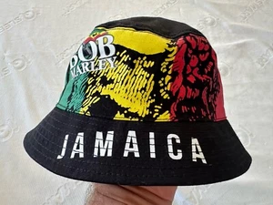 BOB MARLEY / JAMAICA RASTA BUCKET HAT - ZION ROOTSWEAR - ADULT NWT - Picture 1 of 9