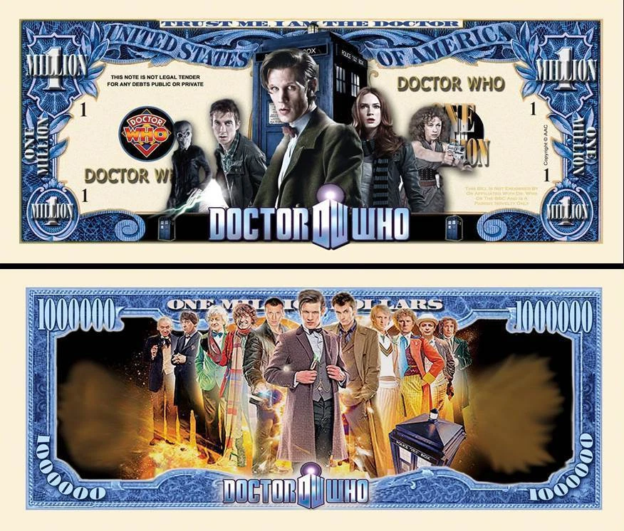 Dr Who Ticket Million Dollar US! SF Fantastic Collector Doctor UK - Image 1 of 1