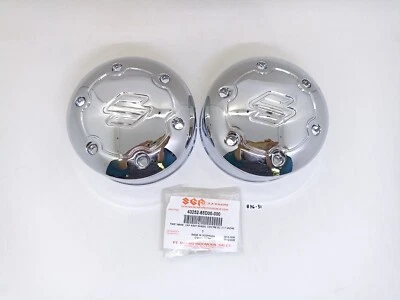 Tapa central de rueda cromada Suzuki Jimny Samurai Sierra Vitara Escudo Sidekick ¡2 piezas! Foto 1 de 4