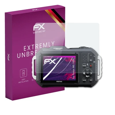 atFoliX Glass Protective Film for Pentax WG-1000 Glass Protector 9H Hybrid-Glass - Image 1 of 4