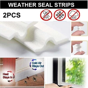 Weather Seal Window Silicone Sealing Strip Door Stripping Self Adhesive Tape AUS - Picture 1 of 12