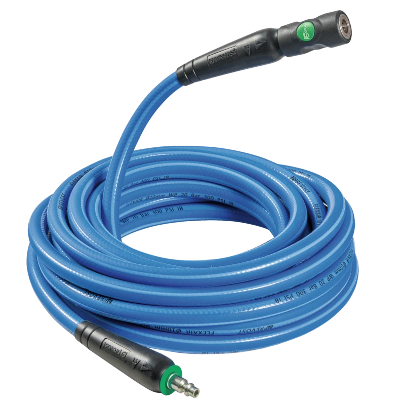 1x 10m Compressed Air Hose Prevost 1/4 Inch Quick Coupling Car Paint Lackpoint
