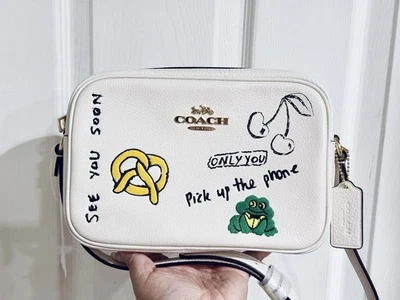 NWT Coach Jamie Camera Bag With Sketch Print Gold/Chalk Multi CAT02 - Image 1 of 4