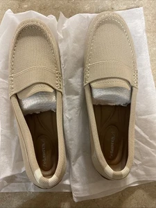 Zelaprox Cream Tan Beige Women’s Loafer Flats Shoes NIB Comfortable Apricot - Picture 1 of 11