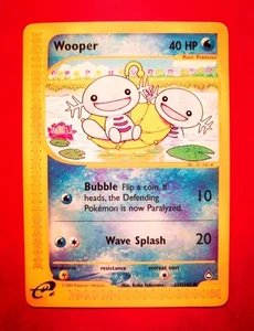 Wooper 117/147 Aquapolis Pokémon TCG - Picture 1 of 2