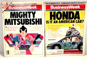 1990-91 Business Week Subject Mitsubishi & Honda Car Maker 🔥 - Picture 1 of 3