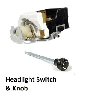 1968 Corvette Headlight Switch with Vacuum Ports + CORRECT KNOB - Picture 1 of 3