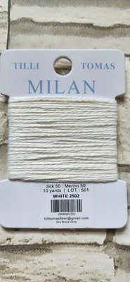 Tilli Tomas Milan Cards You CHOOSE Your Colors 10 yards 50% Silk 50% Wool - Image 1 of 4