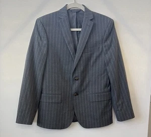 Lauren Ralph Lauren Boys Classic Gray Pinstripe Blazer 16R - Picture 1 of 8