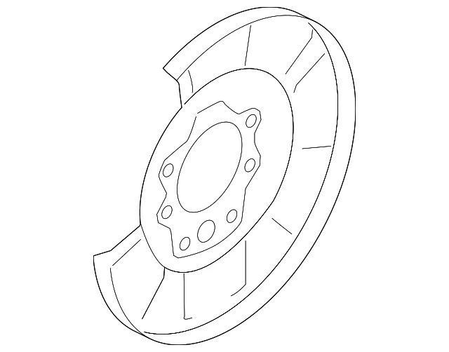 Placa de apoio genuína Nissan 44020-WL001 - Imagem 1 de 2