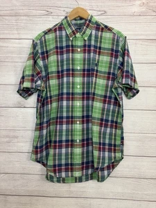 Vintage Ralph Lauren kariert 90er grün blau rot Tartan kariert Classic Fit GR L - Bild 1 von 7