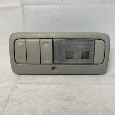 2003-2008 Toyota Corolla Matrix Overhead Dome Light Sunroof Switch Gray OEM - Image 1 of 4