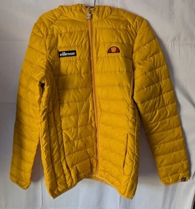 Ellesse Padded Jacket Women's Yellow Size UK 14 - Picture 1 of 9