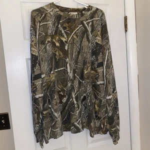 Gander Mountain Realtree Camo Long Sleeve Hunting Tee Shirt Mens 2XL - Picture 1 of 7