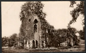Surrey - Farnham Waverley Abbey Ruins RP Postcard - W.H.A. 1313 - Picture 1 of 2