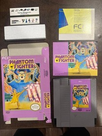 Phantom Fighter Nintendo NES Complete CIB with Poster - MINTY!!