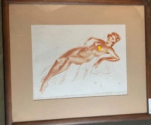 Vintage Nude Print Signed 1935 Ltd Edition  - Picture 1 of 4