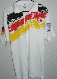 polo calcio poliziotto mondiale tedesco vintage 1994 mitre xl - Foto 1 di 3