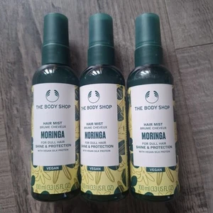 The Body Shop 3x Moringa Hair Mist Hair Care Shine & Protection Joblot Bundle 3 - Picture 1 of 14