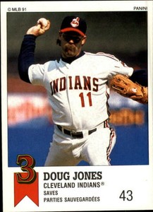 1991 Panini Canadian Top 15 Baseball Card #87 Doug Jones