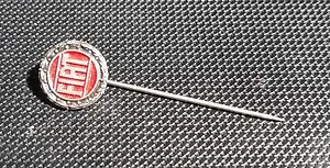 Fiat pin logo painted wreath silver-black 12 mm - Picture 1 of 1