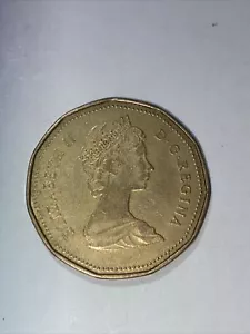 1987 Kanada Ein-Dollar-Loonie-Münze - Bild 1 von 2