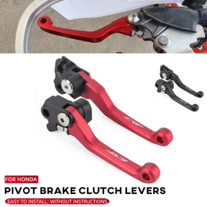Pivot Brake Clutch Levers For HONDA CRF 250X/450X 2005-2018 CRF 250R/450R 04-06 - Foto 1 di 25