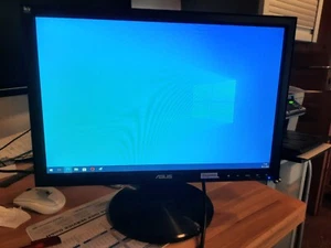 ASUS VW193 19 Zoll Für Windows PC Computer Monitor Bildschirm - Bild 1 von 2