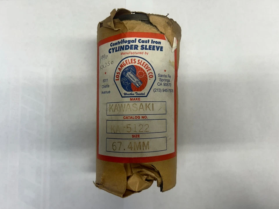 Kawasaki KX250 1990 67,4 mm LA manguito cilindro Ka-5122 Foto 1 de 1
