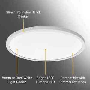 Koda 15" Slim LED Ceiling Light 1600 Lumens Dimmable Color Changing