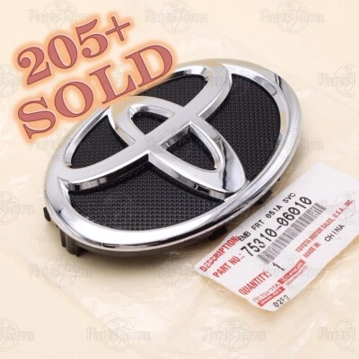 Distintivo símbolo grade radiador dianteiro Toyota CAMRY/AVALON original do fabricante 75310-06010 - Imagem 1 de 4