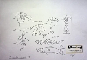 Robinson Sucroe Robinson Sucroë 1994 Animation Production Hand Drawn Prop Pencil - Picture 1 of 2