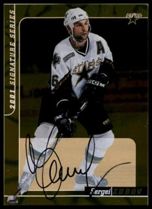 2000-01 Be a Player Signature Series #74 Sergei Zubov Autographs Gold - Picture 1 of 2