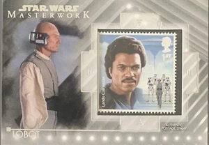 2020 Star Wars Masterwork Lobot STAMP RELIC Base - Picture 1 of 3