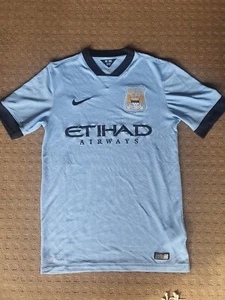 Manchester City Nike Home Football Shirt Jersey 2014/15 - Size S Etihad soccer - Picture 1 of 9