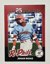 2022 Johan Rojas Minor League Rookie Card RC R-Phils Phillies Top Prospect 